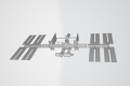 3D model af den Internationale Rumstation ISS
